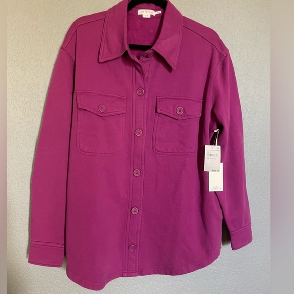 NWT GOOD AMERICAN SHACKET. SZ 1/2 - Picture 3 of 5